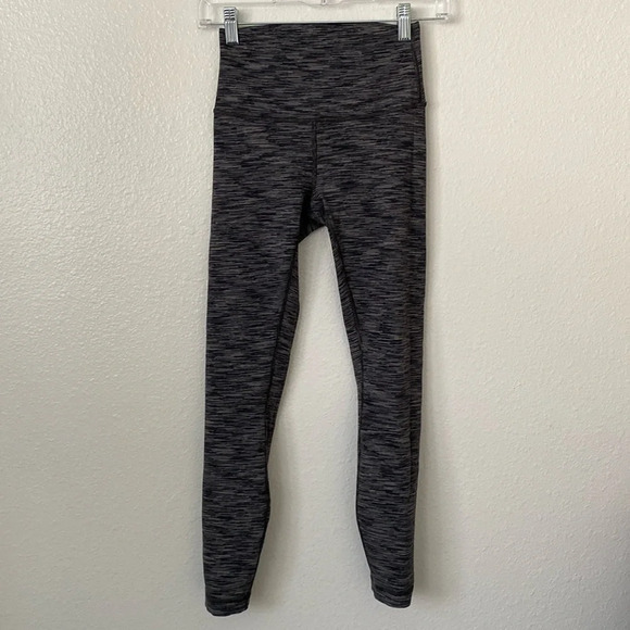 Lululemon 4 Wunder Under Hi-Rise 7/8 Tight 25" in Wee Are From Space Black Slate - Picture 5 of 11